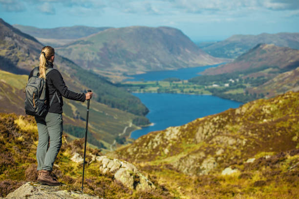 istock Female hiker in the mountains 1178361901