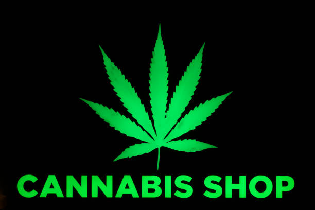 istock Cannabis Shop Sign 1178363187