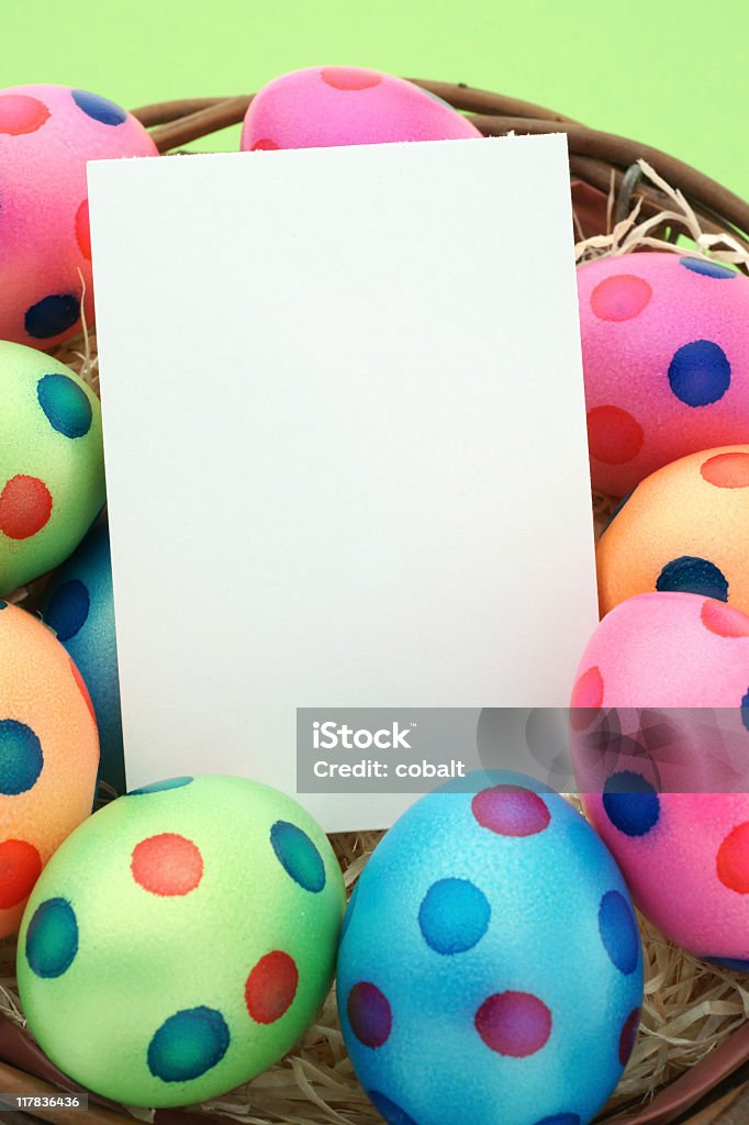 Carta di Pasqua - Foto stock royalty-free di Bianco