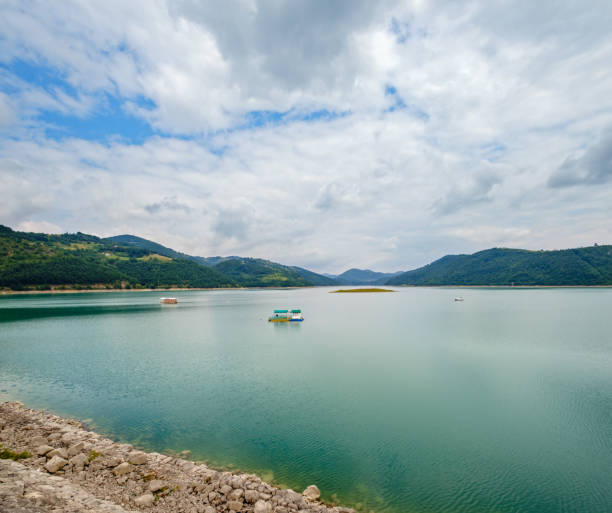 Zlatar lake (Zlatarsko jezero) summer view, Serbia.