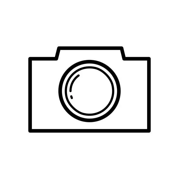 Vector illustration of camera icon vector design template