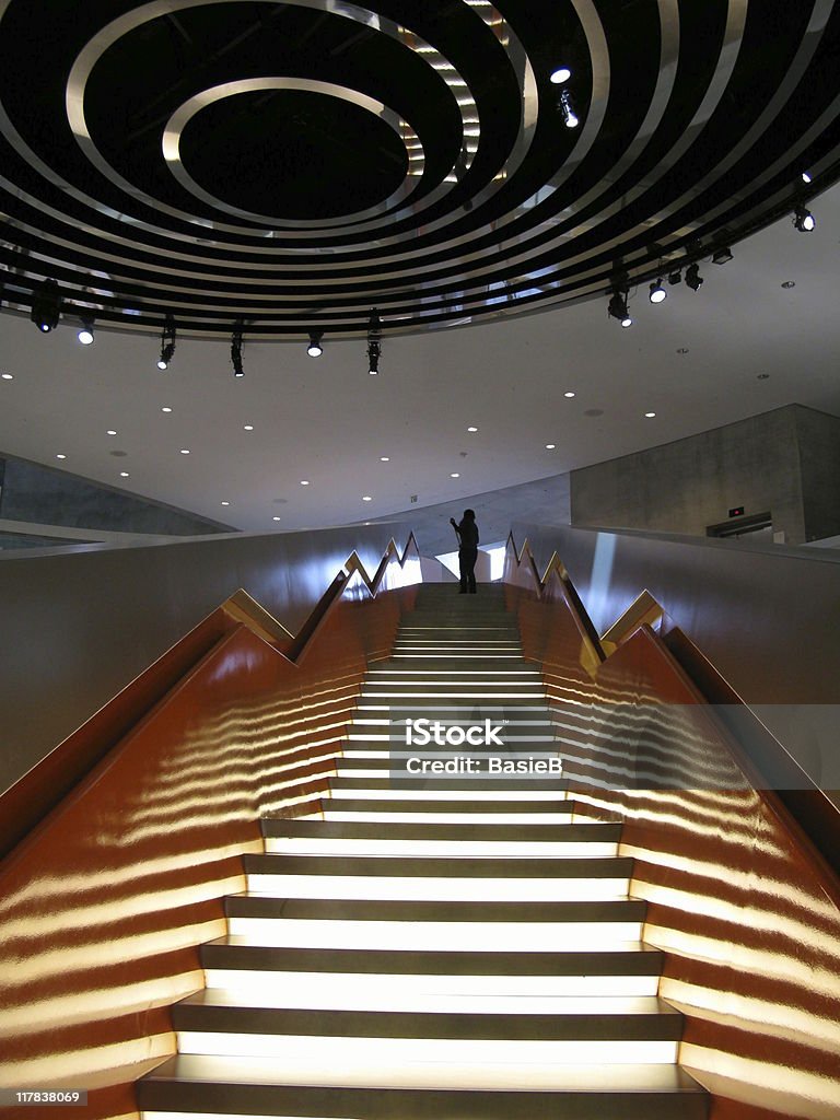 Moderne Architektur Treppe - Lizenzfrei Museum Stock-Foto