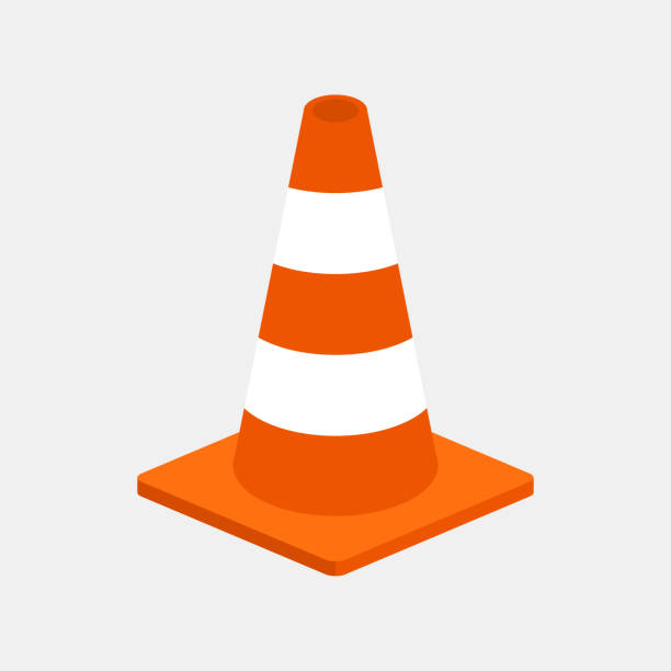 traffic cone traffic cone cone shape stock illustrations