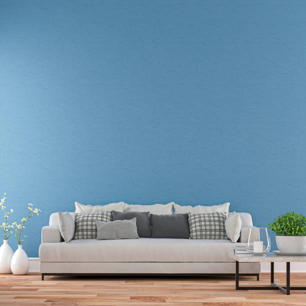 istock Elegant living room with sofa front view 1178387319