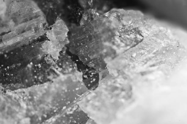 istock Abstract black and white background  from natural crystal structure. 1178390546