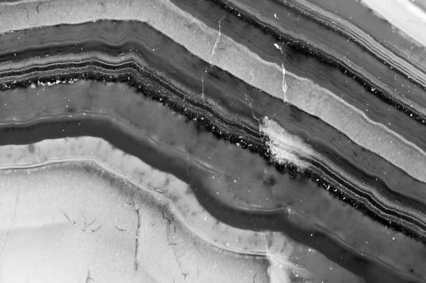 istock Abstract black and white background  from natural crystal structure. 1178390804