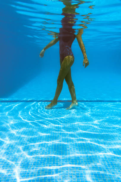 istock Underwater young woman in a swimming pool 1178390810