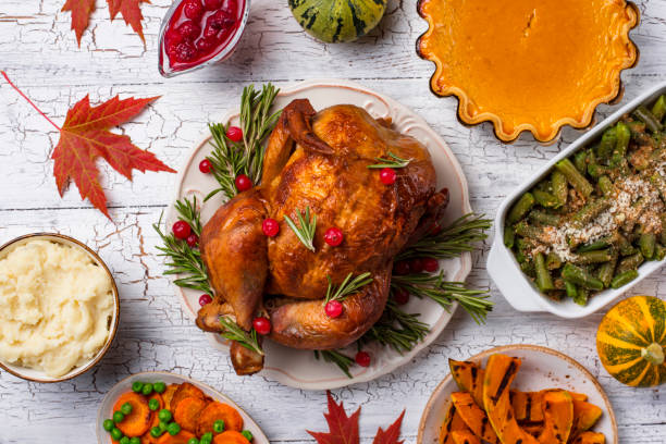 istock Thanksgiving Day traditional festive dinner 1178390899