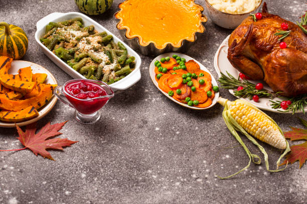 istock Thanksgiving Day traditional festive dinner 1178390960
