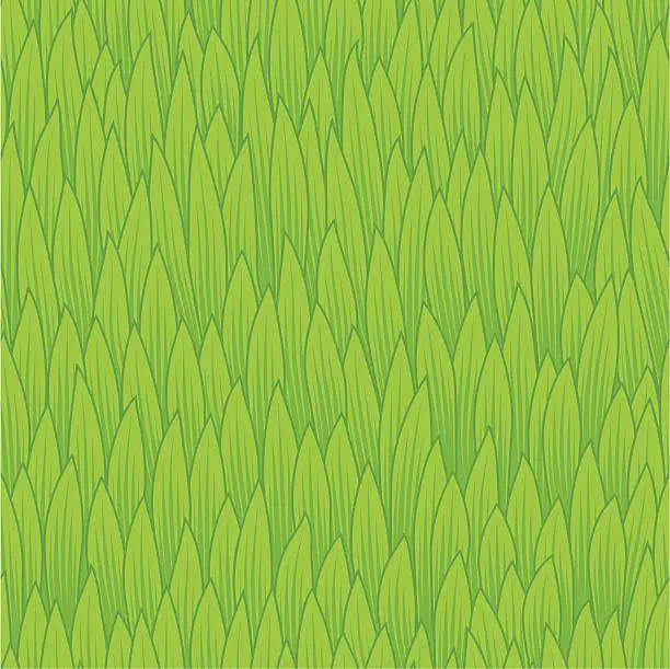 Vector illustration of Grass - seamless texture