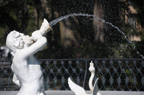 Fountain of the observatory in Paris.