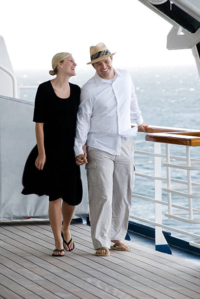 istock Cute couple on a cruise ship 117839193