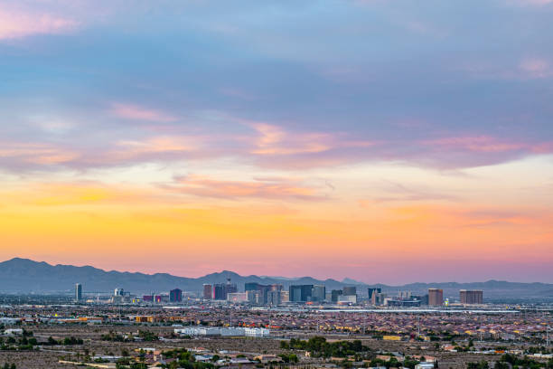 istock Las Vegas Valley Panorama at Dusk 1178396328
