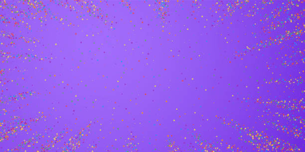 istock Festive confetti. Celebration stars. Childish brig 1178406827