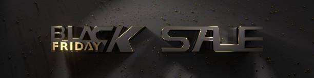 Black Friday Sale Gold Particles
