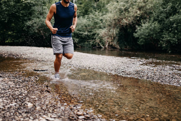 istock Men having sports day in nature 1178426444