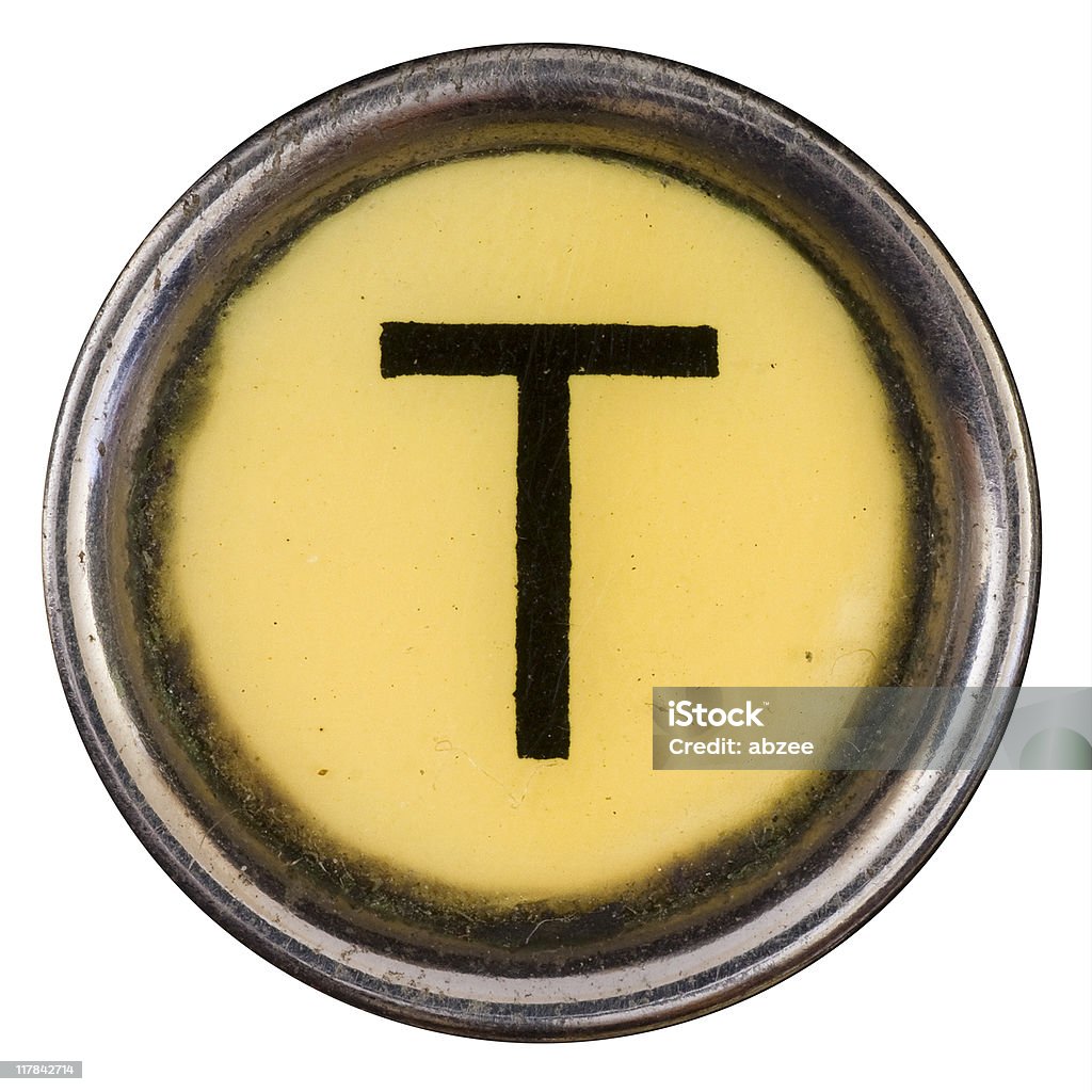 タイプライター Key T - アルファベットのTのロイヤリティフリーストックフォト