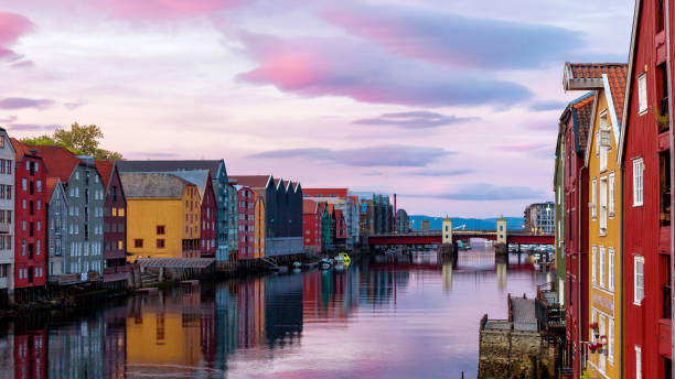 istock Trondheim view from Old Town Bridge - Norway 1178430858