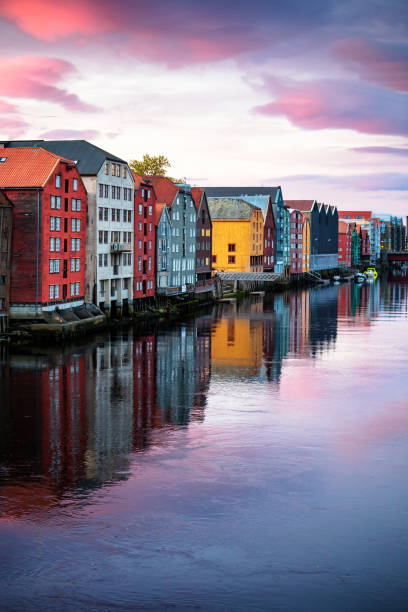 istock Trondheim view from Old Town Bridge - Norway 1178430860
