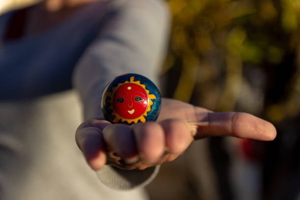 istock Learn how to pronounce A girl holding a Chinese Baoding 1178433311