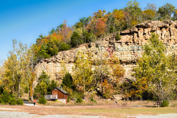 istock Missouri bluff in autumn 1178437548
