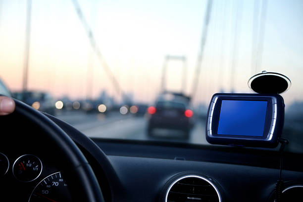 istock GPS car driving on highway 117843979