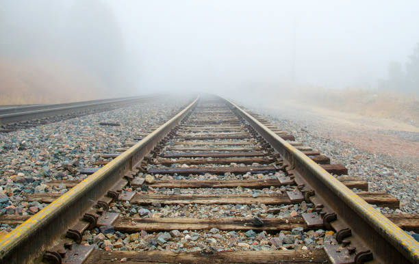 istock Railroad Tracks in the Clouds 1178442238