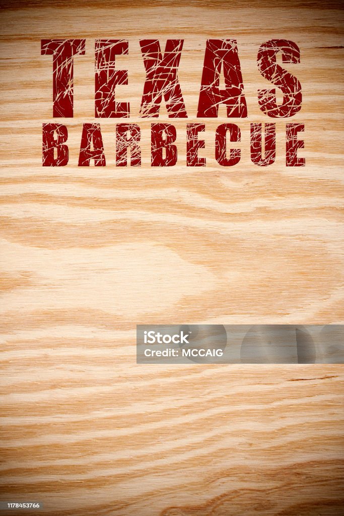 Texas BBQ Barbecue - Meal Stock Photo