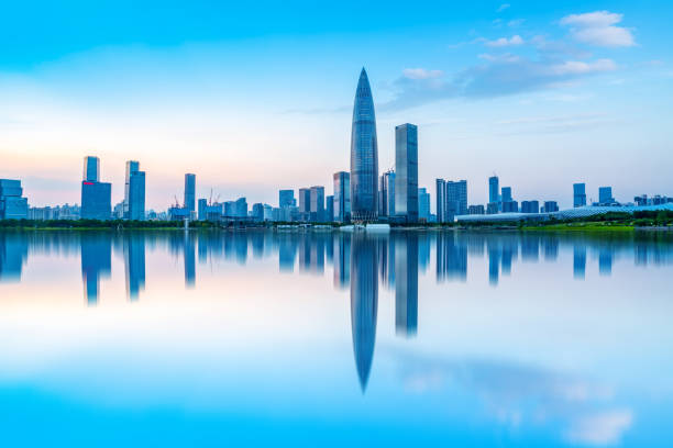 istock Skyline of Modern Architecture in Shenzhen City 1178465437