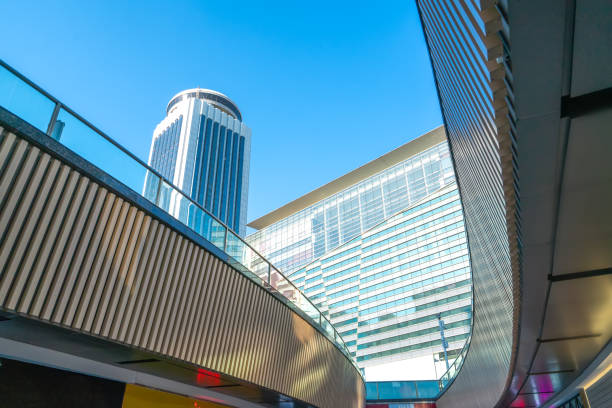 Paris La Defense business district buildings details, Tour Total