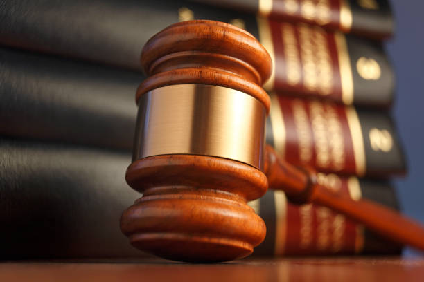 istock Gavel Resting In Front of A Stack Of Law Books 1178467004