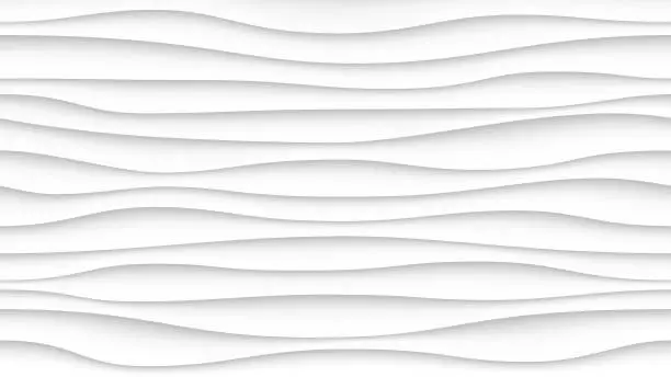 Vector illustration of Seamless Wave Pattern Vector Background