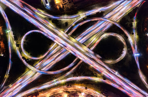 istock Aerial of Traffic on Freeways 1178476676