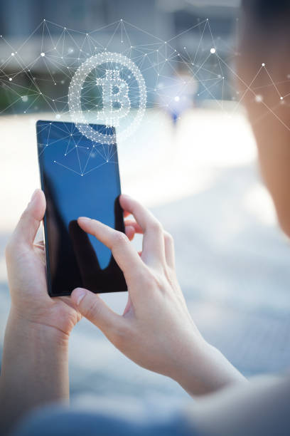 istock Bitcoin Symbol Floating on Smart Phone Screen 1178483276