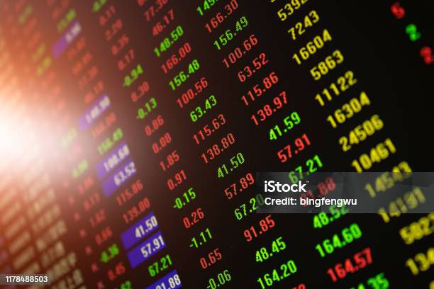 Stock Exchange Market Stock Photo - Download Image Now - Nikkei Index, Stock Market and Exchange, Stock Market Data