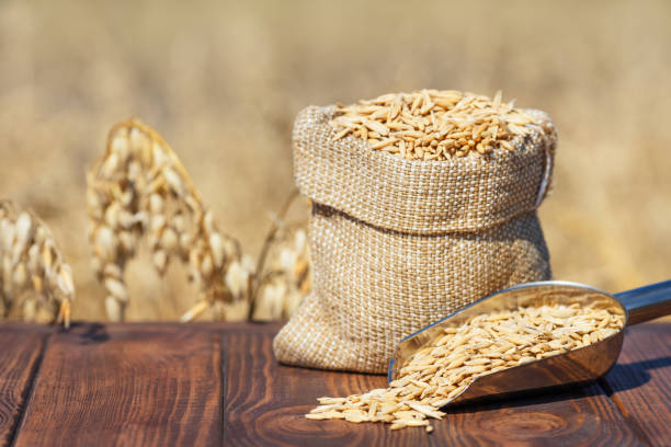 istock oat grains in bag 1178491542