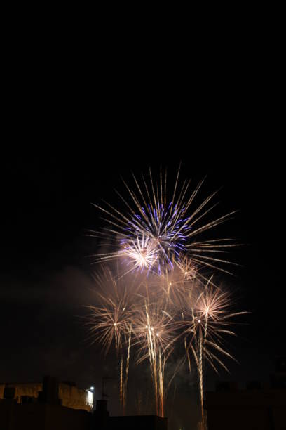 istock Fireworks in Elche for the festivities 1178493252