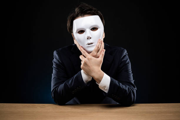 istock Businessman with mask 1178499359