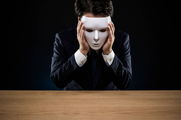 istock Businessman with mask 1178499369