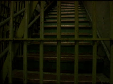 Stairway to Hell - prison stairs crane up