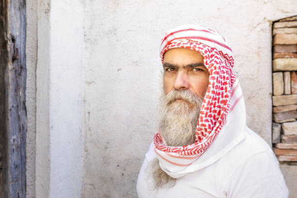 traditional arab man portrait