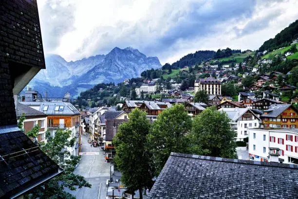 Engelberg, Europe, Switzerland, Cityscape, Village