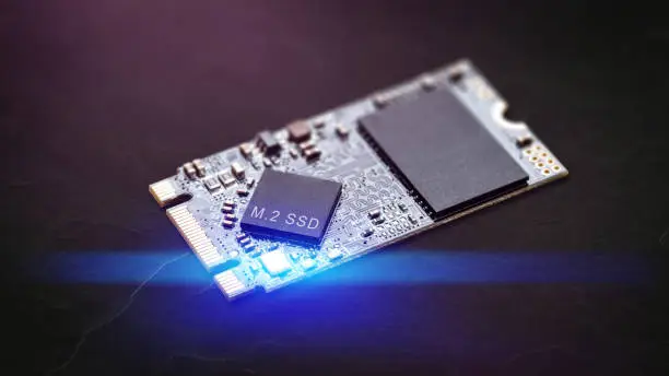 An image of a M.2 SSD memory storage