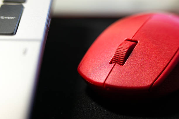 istock Details of the laptop and Mouse 1178505219