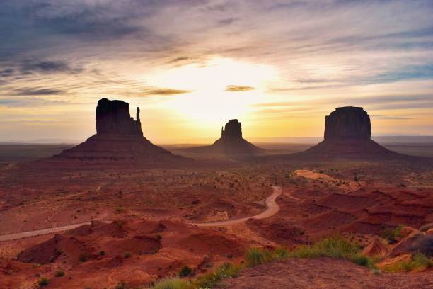 istock Sunrise in Monument Valley - desert landscape, USA 1178505937