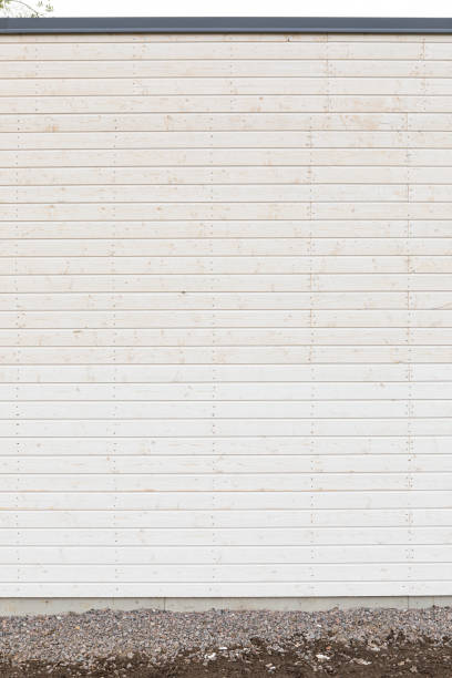 New wooden board wall texture exterior background