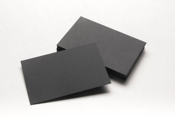 istock Business cards blank. Mockup on color background. Flat Lay. copy space for text 1178511947