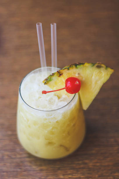 istock Cocktail with a wooden background 1178512806