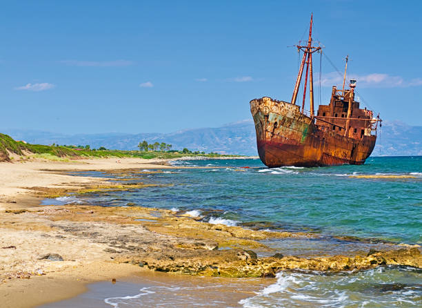 istock Rusty big ship 