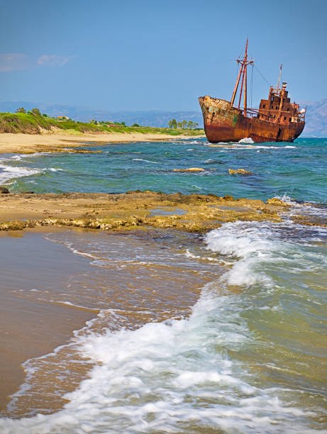 istock Rusty big ship 